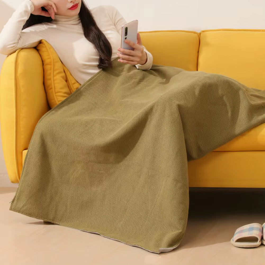 Stay Cozy Anywhere with Our 2-in-1 USB-Powered Electric Heating Shawl Blanket for Women